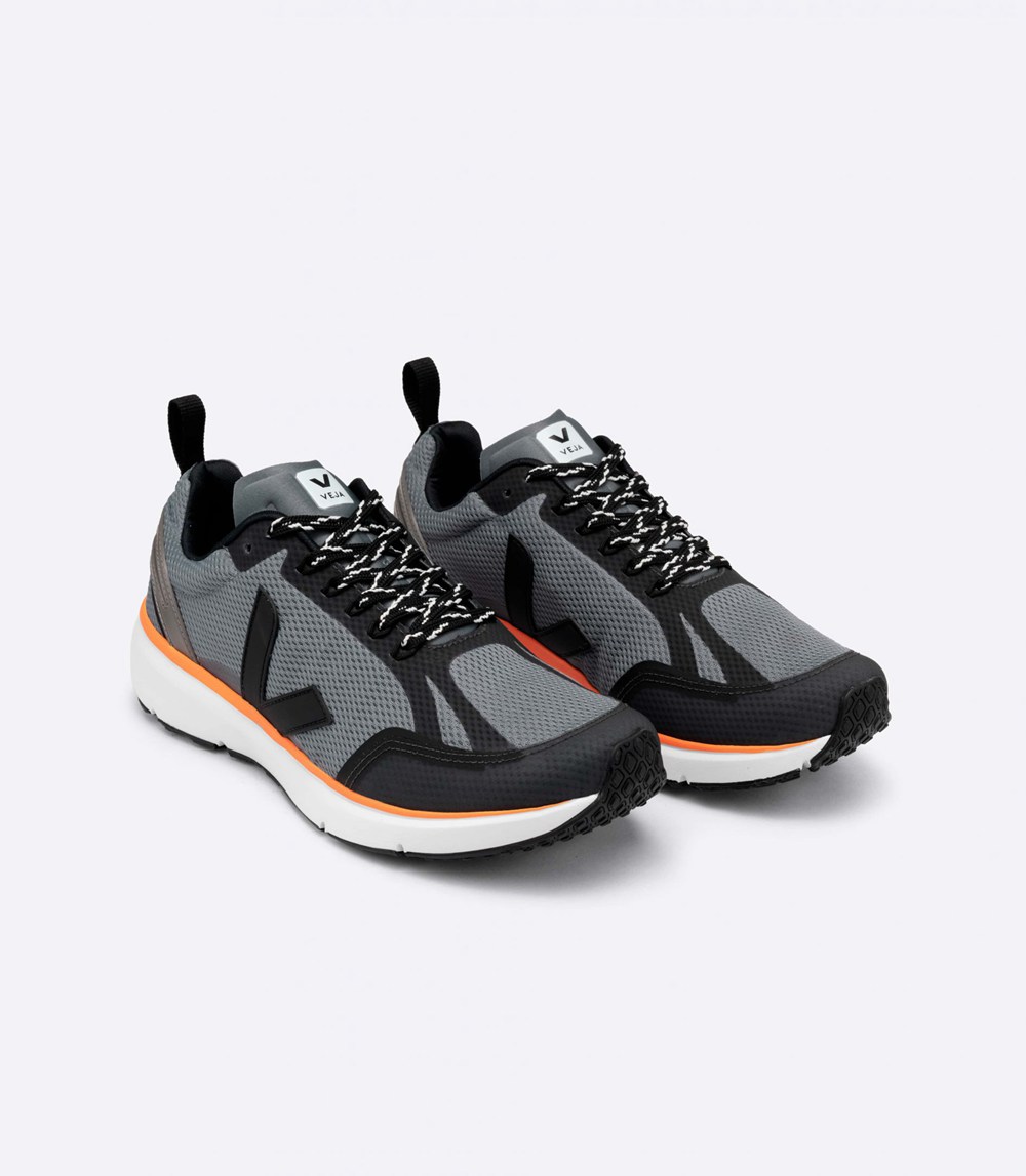 Veja Sneakers Dam - Condor 2 Alveomesh - Nigga/Grå/Orange - 783945-GWL